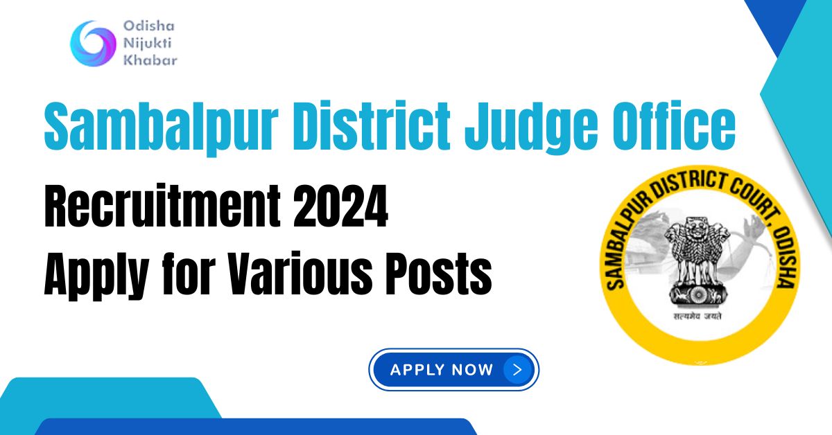District-Judge-Office-Recruitment-2024-Sambalpur-for-various-position-Apply-Online