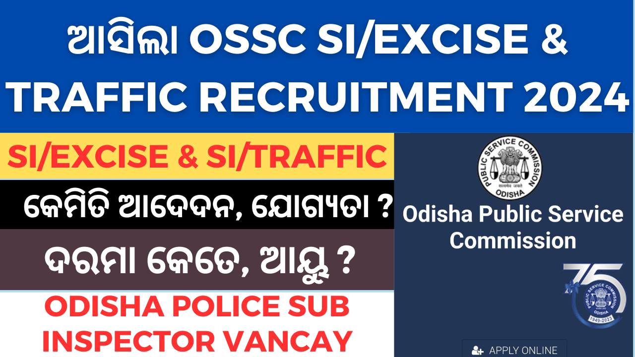 OSSC-SI-Traffic-and-Excise-Recruitment-2024-Apply-Online-for-SI-Vacancy