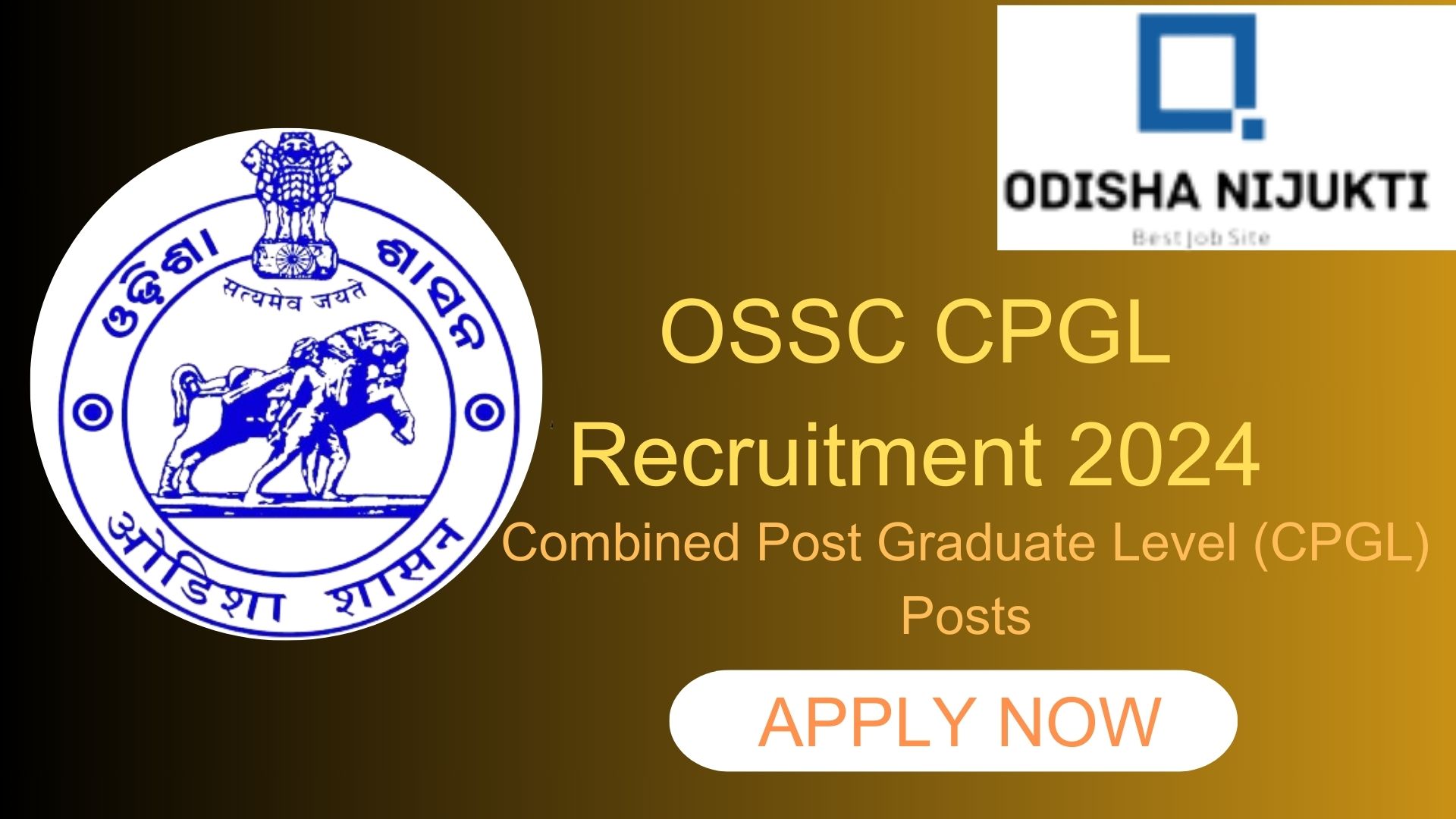 OSSC-CPGL-Recruitment-2024-for-Combined-Post-Graduate-Level-(CPGL)-Posts-
